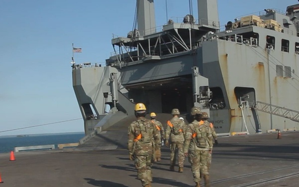 25th DSB Port Operations Before Exercise Talisman Sabre 2023