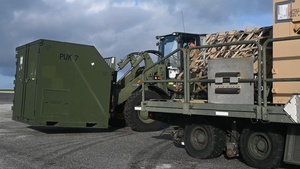 United Kingdom Royal Air Force support U.S. Air Force cargo load