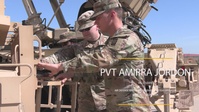 Pvt. Amirra Jordon 14G Air Defense Battle Management System Operator
