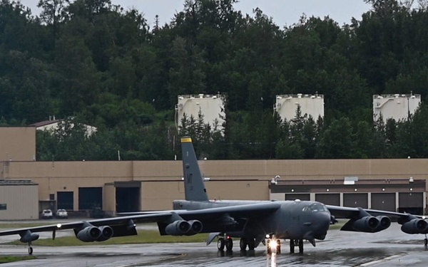 B-52s in JBER: Takeoff and Landing
