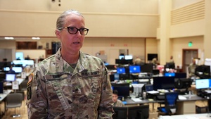 U.S. Army Brig. Gen. Michelle link explains surge tank draining
