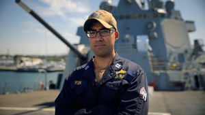 US Navy Sailor video portraits