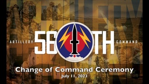 56th Artillery Command Change of Command (Official Video)