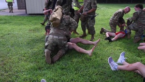 Tactical combat casualty care exercise