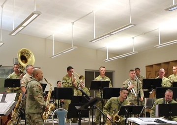 America's First Corps and The Australian Army Band Practice