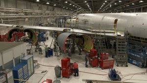 KC-135 and KC-46 depot maintenance at Tinker Air Force Base