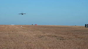 Dover C5 transports Marine helicopters during MG23
