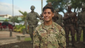 Spc. Rene Rodriguez is awarded the Soldier’s Medal for his act of heroism
