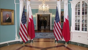 Secretary of State Antony J. Blinken meets with Bahraini Foreign Minister Dr. Abdullatif bin Rashid al-Zayani