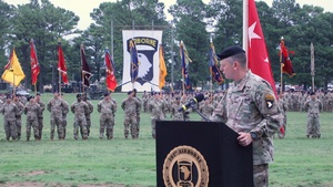 101st Airborne Division (Air Assault) Change of Command