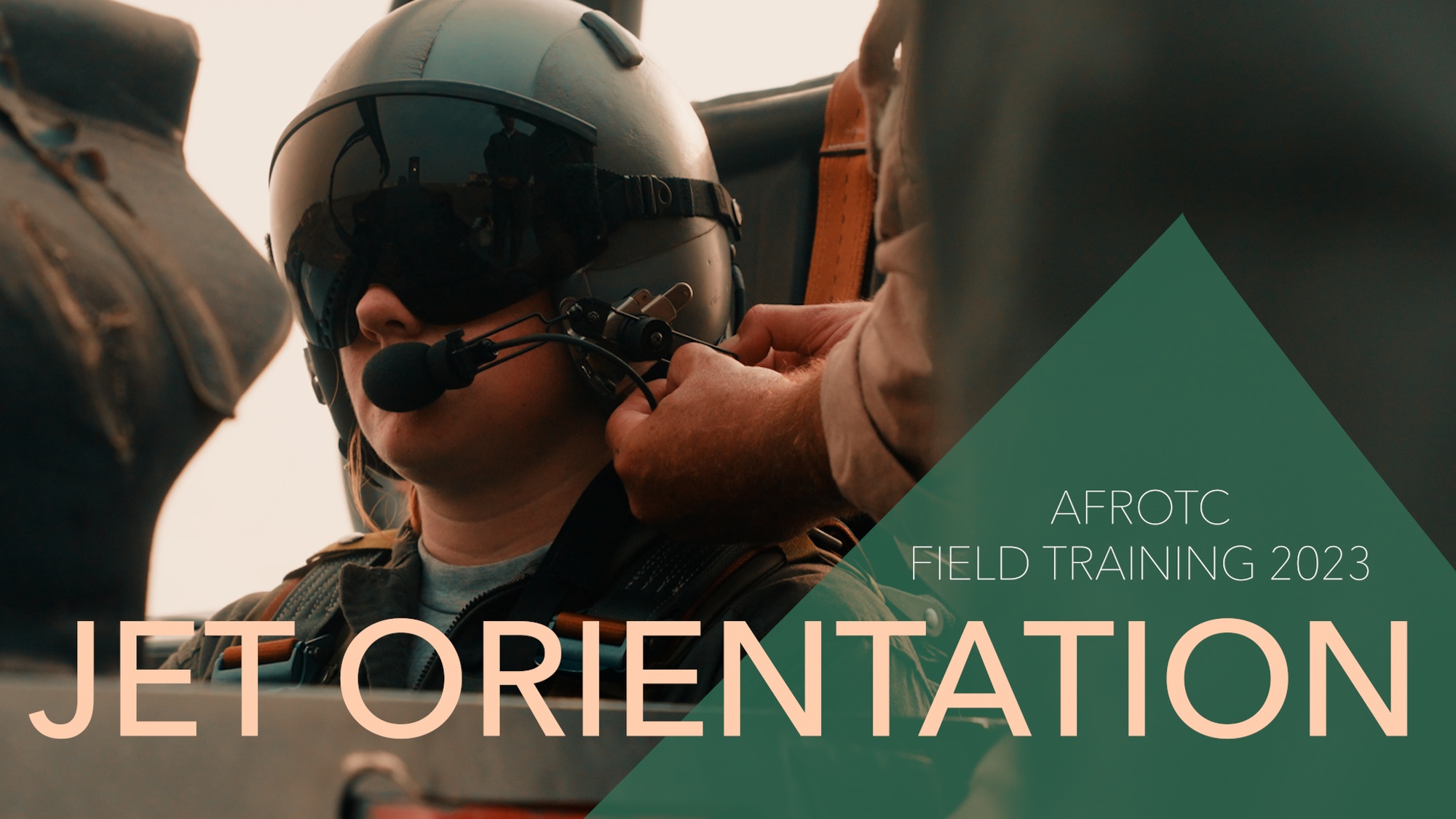AFROTC Cadets attending field training in 2023 were provided incentive flights to give them exposure to flying and to teach them the basics of flight operations.