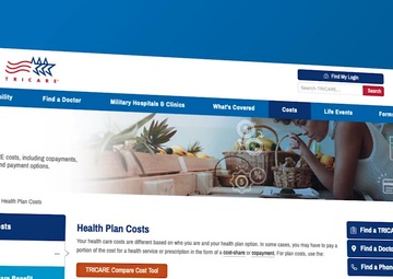 What's on the TRICARE Cost Page