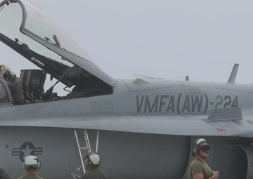 VMFA(AW)-224 train in Key West