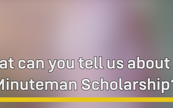 ARA Highlight: Minuteman Scholarship