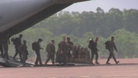 MRF-D arrives on RAAF Base Scherger during Exercise Talisman Sabre 23