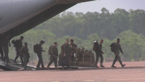 MRF-D arrives on RAAF Base Scherger during Exercise Talisman Sabre 23