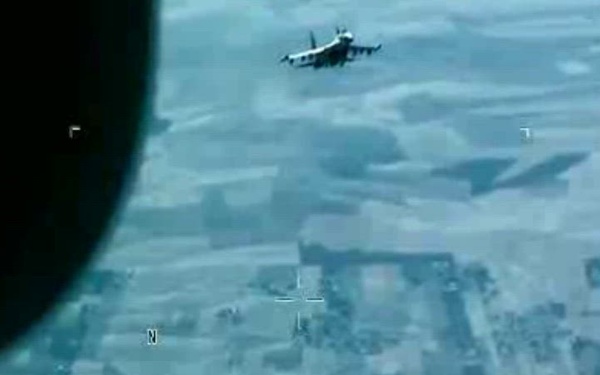 Russian unprofessional behavior over Syria - 23 July 2023