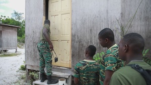 Multinational explosive ordnance disposal training at Camp Stephenson