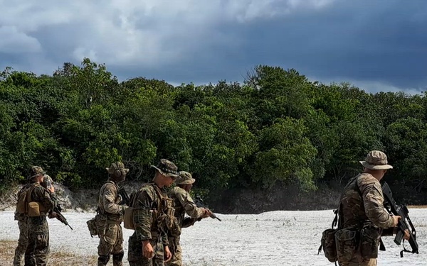 Range practice for international troops, Tradewinds23