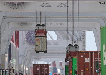 B-Roll - Port of Savannah, Cargo Operations