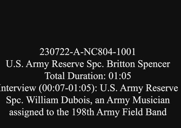 Army Field Band trains in the woods