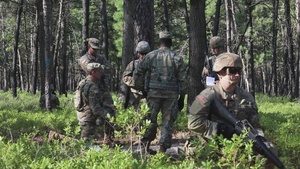 Army Field Band trains in movement lanes