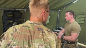 The 144th Area Support Medical Company, Utah National Guard, provide real-world medical support during Talisman Sabre