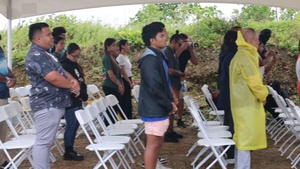 B-Roll: Cultural Ritual Honors Burials at Sabånan Fadang Area of Camp Blaz