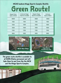 MCAS Iwakuni Green Route Bus Animation