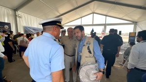 U.S. Secretary of Transportation, Pete Buttigieg, visits the Port of Houston