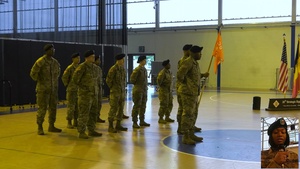 39th Strategic Signal Battalion HHD Assumption of Responsability, CAC Bldg, Chievres Air Base, Belgium, July 27, 2023