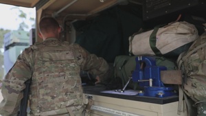 1st Armored Division conducts Field Maintenance on a M1A2 Abrams Tank
