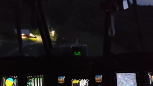 CH-47 Chinook night flight