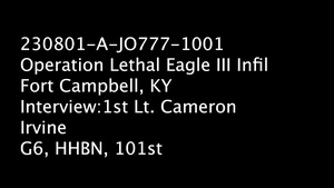 Operation Lethal Eagle 3 Infil