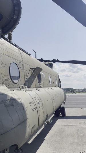 Safety checks before helicopter flight