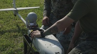Small Unmanned Aircraft System School test Stalker VXE30 capabilities in conjunction with 2nd Marine Aircraft Wing units (BROLL)