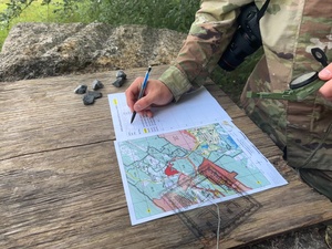 109th Mobile Public Affairs Detachment conducts land navigation training