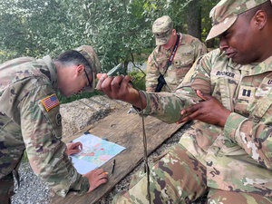 109th Mobile Public Affairs Detachment conducts land navigation training