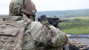 M2 machine gun qualification at Fort Indiantown Gap