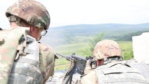 M2 machine gun qualification at Fort Indiantown Gap