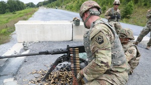 M2 machine gun qualification at Fort Indiantown Gap