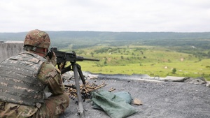 M2 machine gun qualification at Fort Indiantown Gap