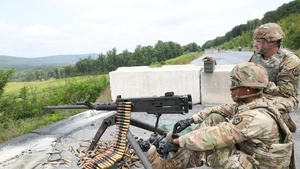 M2 machine gun qualification at Fort Indiantown Gap