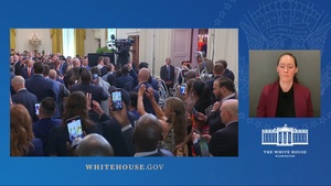 President Biden Welcomes the Houston Astros to the White House