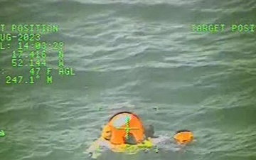 Coast Guard rescues 3 mariners 5 miles off Nantucket, Massachusets