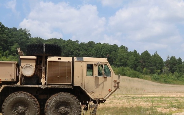 Fort McCoy RTS-Maintenance Wheeled Vehicle Recovery Course 2023 Training: Preparing for mire pit training