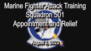 Marine Fighter Attack Squadron 501 Appointment and Relief
