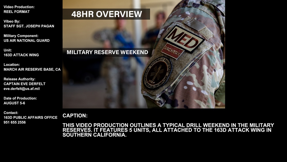 DVIDS Video Reserve Drill Weekend Overview