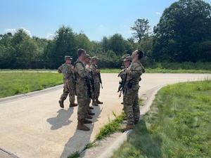 Officer candidates receive safety brief