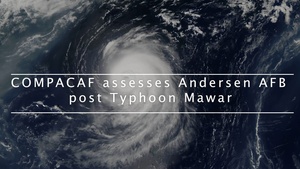 COMPACAF visits Andersen after Typhoon Mawar